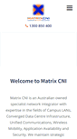 Mobile Screenshot of matrixcni.com.au